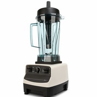Mixeur Commercial 2200W pour Smoothies, Broyeur à Glace 2L, Machine à Milkshake, Extracteur de Jus pour Magasin de Thé au Lait et Café