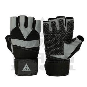 Guantes de entrenamiento con logotipo personalizado, manoplas deportivas para levantamiento de pesas, Fitness, gimnasio - Product Image 1