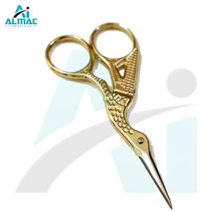 ALMAC Vintage Bird Design Mini ciseaux de tailleur en acier inoxydable Ciseaux manuels artistiques portables - Product Image 3