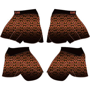 กางเกงขาสั้นสำหรับต่อสู้ MMA แบบออกแบบได้ตามต้องการชุดฝึกมวยไทย BJJ - Product Image 6