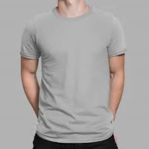 Camiseta de talla grande para hombre 100% algodón en blanco para Polo, Camiseta de algodón pesado de manga corta de gran tamaño, Camiseta corta con estampado personalizado para hombre - Product Image 5