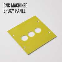 Panneau en époxy FR4 G10 usiné sur mesure par CNC avec trous de montage, 100% fibre de verre vierge, certifié ISO, pièce d'isolation de précision