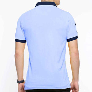 Polo uni pour hommes 100% coton à manches courtes respirant Fit Casual Wear OEM Vente en gros de l'usine broderie personnalisée Top élégant - Product Image 2