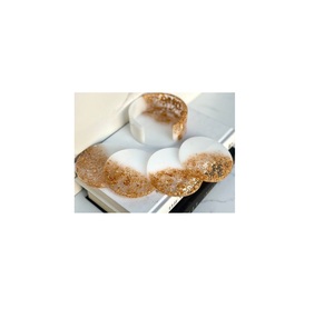 Unique Luxury 5mm Resin <b>Coaster</b> with <b>Heat</b> Resistant Surface Handmade Premium Home Decor - Product Image 1