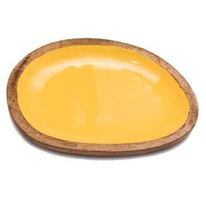 Plateaux de service en bois naturel léger inachevé de haute qualité élégant organisateur de nourriture imbriqué rustique décoratif pour la maison en bois - Product Image 2