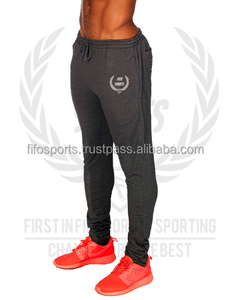 <b>Men's</b> Casual Slim Fit Winter Fleece Jogger Customized Logo Design with Embroidery Wholesale Cheap Price <b>Red</b> Sportswear <b>Trouser</b> - Product Image 4