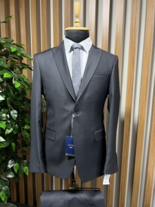 Costume en Viscose et Polyester pour homme, tissu sur mesure, costume de mariage et d'affaires, bon marché, Offre Spéciale - Product Image 4