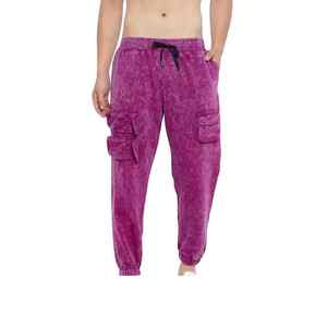 กางเกงวิ่งของผู้ชายผ้าแคนวาสสไตล์ลำลองผ้าฝ้าย100% ขนาดใหญ่โอเวอร์ไซส์ออกแบบโลโก้ได้ตามต้องการ - Product Image 1