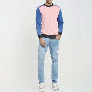 Sweat-shirt pour homme au design tendance avec MOQ faible et prix de gros, sweat-shirt à col rond pour homme pour un usage décontracté - Product Image 4