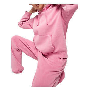 Chándal suave 2025 100% algodón recién llegados venta al por mayor en blanco mujeres Jogger Conjunto personalizado chándales de mujer - Product Image 4