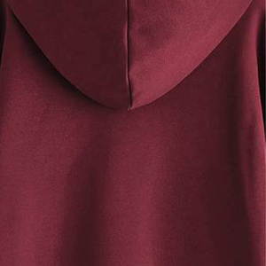 Unisex de alta calidad 280gsm sólido pulóver sudaderas de gran tamaño hombro caído logotipo personalizado sudaderas con capucha para niños niñas para el invierno - Product Image 6