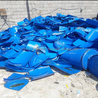 Flocons HDPE de haute qualité déchets de tambour bleu et bouteille de lait normes les plus élevées en matière de propreté