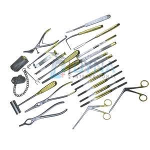 ชุดเครื่องมือผ่าตัดพลาสติกชุบทอง46ชิ้นอุปกรณ์เสริมจมูกแบบใช้มือเครื่องมือผ่าตัดเสริมจมูกแบบพรีเมี่ยม - Product Image 4