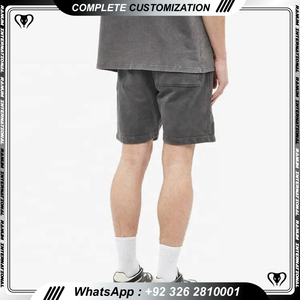 Short de lavage à l'acide de sueur Streetwear de haute qualité pour hommes coton personnalisé 260 280 300 Gsm - Product Image 4