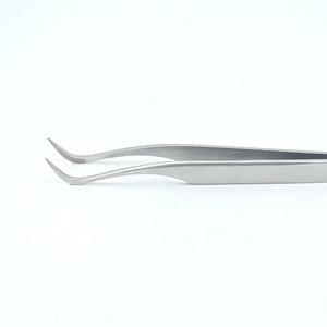 Pinzas Profesionales para Extensión de Pestañas Estilo Staleks con Acabado Satinado, Punta de Fibra de Acero Inoxidable, Punta Puntiaguda, Oferta de Septiembre - Product Image 3