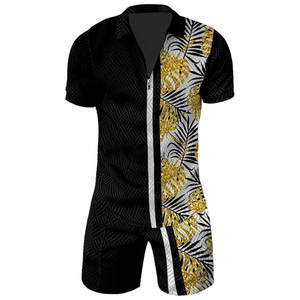 กางเกงขาสั้นสำหรับผู้ชายดีไซน์ตามสั่งชุดเสื้อผ้าลำลองพิมพ์โลโก้แบบซับลิเมชันฤดูร้อนดีไซน์แบบสั้น - Product Image 4