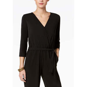 Ny Collection Mono negro con cinturón para mujer, talla pequeña, cintura alta, para entrenamiento, con estampado y patchwork de malla, para fitness, talla XS - Product Image 3