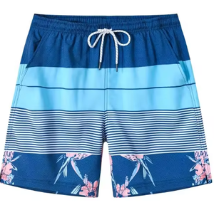 <b>Top</b> Quality 100% Polyester <b>Men's</b> Streetwear Shorts Casual Mid-Waist Workout Gym & <b>Swim</b> Shorts Hot Solid Pattern Design - Product Image 1