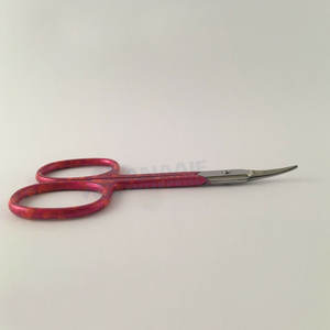 Producto superior, Tijera para uñas de cutícula de acero inoxidable curvada para mano derecha con mango de cerámica afilado, herramienta de belleza a bajo precio - Product Image 6