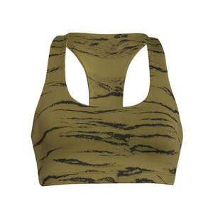 Soutien-gorge de sport de yoga à soutien élevé pour femmes Col rond Spandex/Nylon Tissu Léger Respirant Personnalisable Couleurs/Logos - Product Image 1