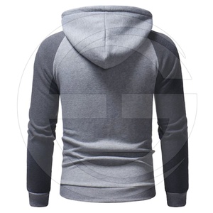Sudadera con capucha para hombre, ropa de calle cómoda con bolsillos y bloque de Color - Product Image 2