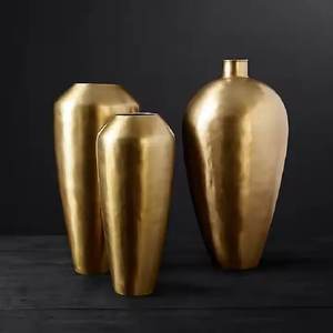 Floreros y macetas de Metal de cobre martillado de estilo moderno para el hogar, sala de estar, decoración de mesa, jarrón de Metal de lujo - Product Image 5