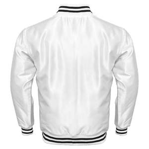 Chaquetas Varsity de Satén Acolchadas Estilo Bomber, Nueva Llegada, Chaqueta Varsity de Satén de Alta Calidad - Product Image 2