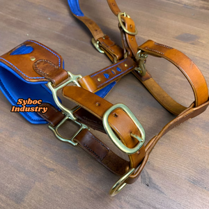 Caballo de cuero Bitless Brida Nuevo estilo inglés Doma Brida Piel de vaca genuina Caballo Headstall Productos de cuero Premium para caballos - Product Image 3