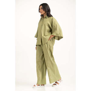 เสื้อฤดูร้อนลำลองคอจีน WM-COD-SS25-330T ระบายอากาศได้ดี สวมใส่สบาย ทรงปกติ - Product Image 4