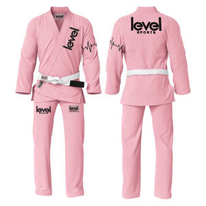 Conjuntos de uniformes de Kimono Jiu Jitsu personalizados más vendidos 100% algodón entrenamiento profesional duradero para artes marciales - Product Image 1