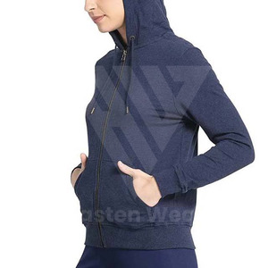 <b>Top</b> Design High Quality Women Pullover Hoodies Custom logo Cotton/polyester Low MOQ Women Hoodies Breathable <b>sweat</b> wicking - Product Image 4