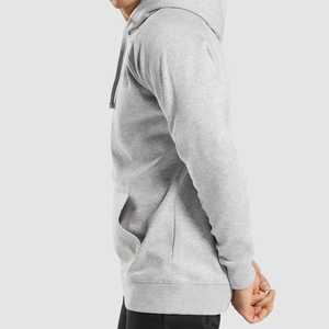 Top à la mode Logo personnalisé Premium Essential hommes à capuche 100% coton lourd polaire Streetwear vierge OEM vente en gros vêtements usine - Product Image 5