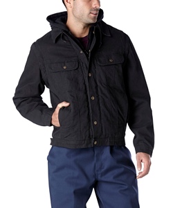 Chaqueta con Capucha para Hombre, Forrada de Sherpa, de Lona de Algodón, Estilo Hip Hop, Ropa de Trabajo de Invierno, 100% Algodón, Impermeable - Product Image 4