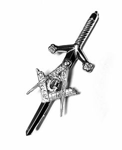 Mạ crôm thanh kiếm kilt pin với thiết kế lá chắn kilt Pin Chrome hoàn thành làm bằng vật liệu đồng thau - Product Image 4
