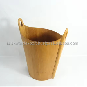 ถังขยะสี่เหลี่ยมผืนผ้าไม้ไผ่ธรรมชาติ - Product Image 4