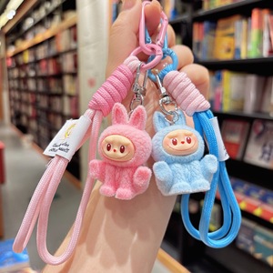 Hot bán dễ thương phim hoạt hình IP búp bê khóa trở lại mặt dây chuyền trẻ em của Plush 3D Keychain đặc biệt bán buôn nhà máy có thể được tùy chỉnh - Product Image 4