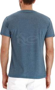 T-shirt 2025 coton respirant à manches longues et boutons décontracté tricoté de couleur unie pour hommes, logo 100% brodé personnalisé en gros - Product Image 3