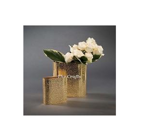 Florero de Aluminio Color Dorado, Tamaño y Forma Personalizados, Maceta para Flores, Florero Decorativo para Sala de Estar - Product Image 2