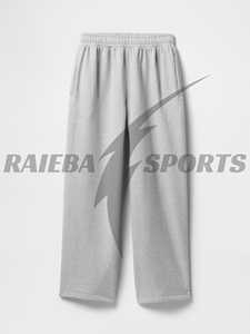 Pantalon ample unisexe en coton, coupe droite, style jogging, tendance et de qualité supérieure - Product Image 2