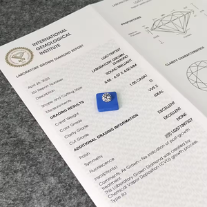 Diamante Cultivado en Laboratorio, Corte Ovalado, Claridad VVS/VS, Color D, 1-3 Quilates, Certificado para Joyería - Product Image 1