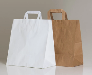 Custom Printed Recyclable Kraft Paper Bag Biodegradable Recyclable <b>Shoes</b> Underwear Food Take Away Personalized Shopping Gift - Product Image 6