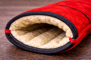 Gants de soudage en cuir fendu avec doublure en polaire, résistants à la chaleur, durables, protection des mains pour la sécurité industrielle, approvisionnement OEM - Product Image 5