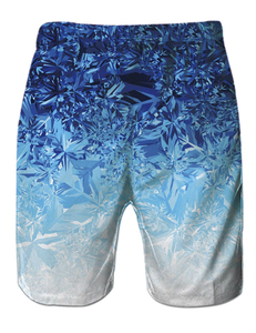 Nouveaux shorts en mesh imprimés par transfert thermique décontractés pour hommes |   Motif et logo personnalisés |   Taille élastique respirante - Product Image 5