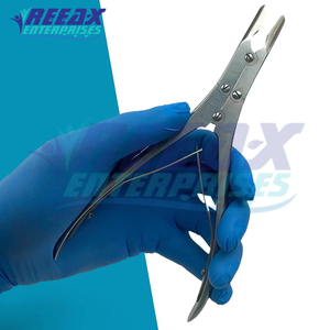 REEAX Enterprises Vente en gros Source d'alimentation manuelle à double action Taille 7.5 Instruments chirurgicaux en acier inoxydable Base droite - Product Image 5