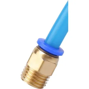 Conector Neumático Métrico Recto de Latón y Plástico con Conexión Roscada para Aplicaciones de Gas en Maquinaria - Product Image 2