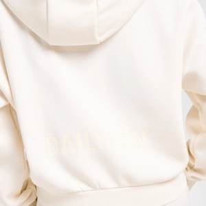 Sudaderas Casuales Blancas para Mujer con Logotipo Personalizado de Alta Demanda, Diseño Vintage, Ropa de Abrigo, Sudadera con Capucha, Estilo Urbano, Invierno - Product Image 5