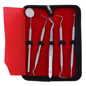 Kit Dental Oral de Acero Inoxidable A+ Alemán de 7 Piezas, Juego de Sondas y Palillos para Limpieza Dental, Kits de Instrumentos Dentales Básicos - Product Image 6