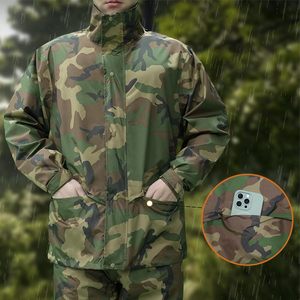 Ropa de caza silenciosa, traje de ropa, equipo de camuflaje, chaqueta con capucha, pantalones, poliéster, algodón, uniforme de bolsillo múltiple, Camuflaje - Product Image 3