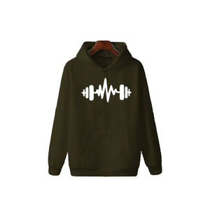 Sweat à capuche sérigraphié de qualité supérieure en coton polaire OEM Private Label Fashion Winter Hoodie - Product Image 3