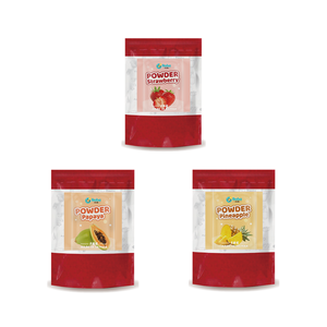 Keifu เครื่องดื่มชาผงนมกึ่งสำเร็จรูป3in1รสสับปะรด1กก. ท็อปปิ้งชาแบบฟองผลไม้บรรจุถุง - Product Image 6